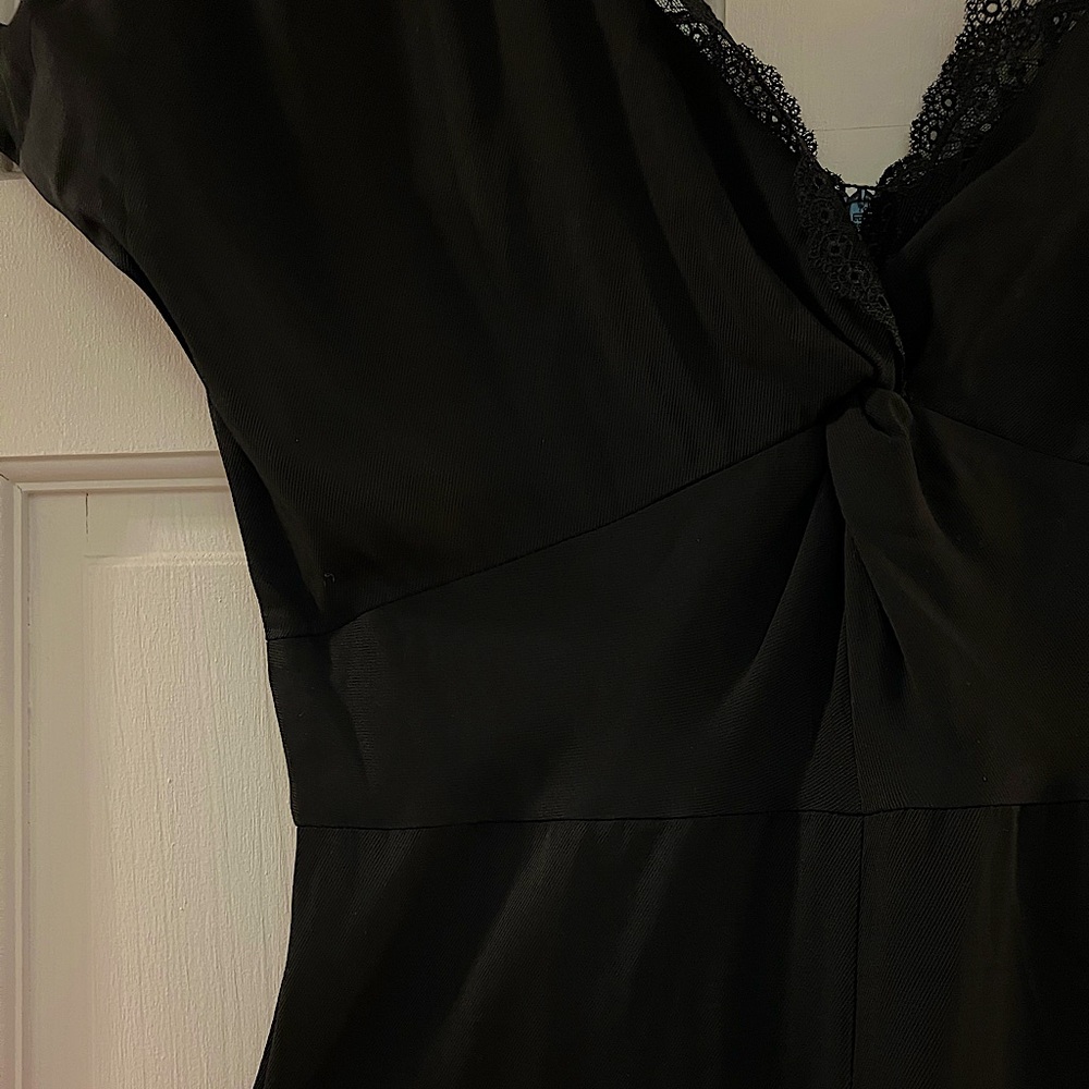 SANDRO - Beautiful Black Lace Jumpsuit (Sz 38)